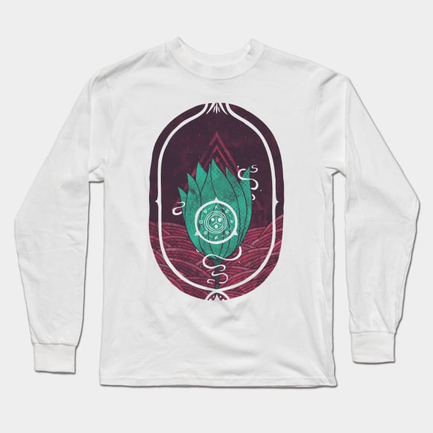 Pulsatilla Patens Long Sleeve T-Shirt by againstbound